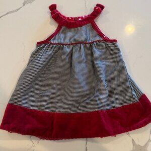 VintageThe Children's Place Red Houndstooth Dress